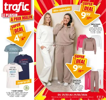 Trafic couverture de brochure