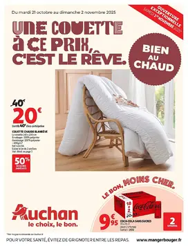 Auchan couverture de brochure