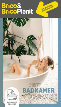 Brico badkamermagazine folder voorblad