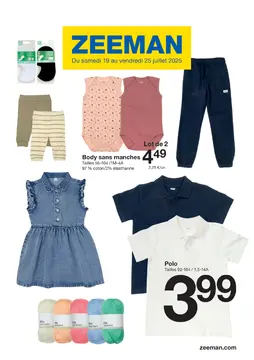 Zeeman couverture de brochure