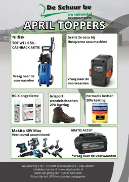 De Schuur BV folder voorblad