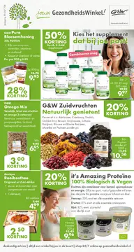 G&W Gezondheidswinkel folder voorblad