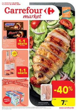 Carrefour Market couverture de brochure