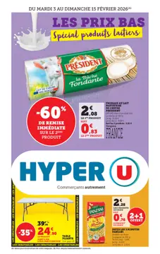 Hyper U couverture de brochure