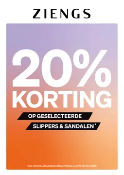 Ziengs Schoenen folder voorblad