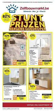 Zelfbouwmarkt folder voorblad