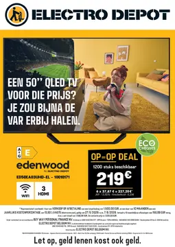 Electro Depot folder voorblad