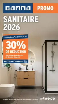 GAMMA Sanitaire couverture de brochure