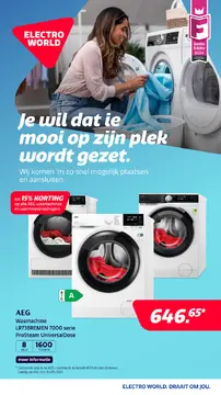 Electro World folder voorblad