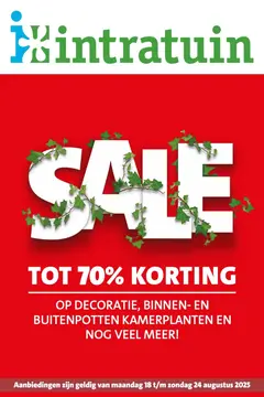 Intratuin folder voorblad