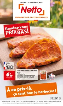 Netto couverture de brochure