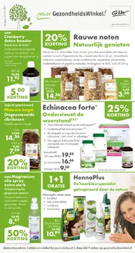G&W GezondheidsWinkel folder voorblad