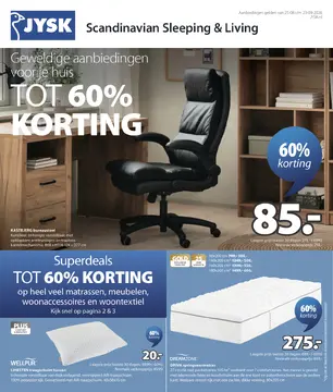JYSK folder voorblad