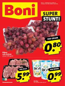 Boni folder voorblad