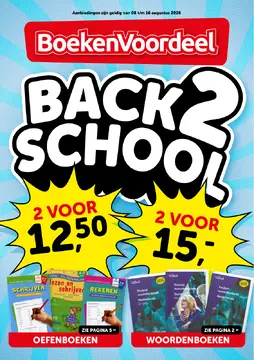 BoekenVoordeel folder voorblad