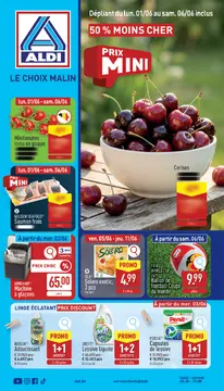 ALDI couverture de brochure