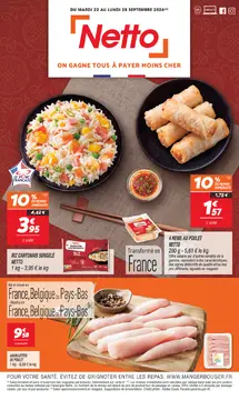 Netto couverture de brochure