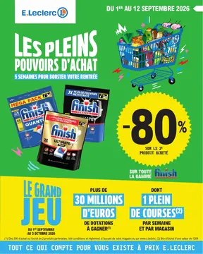E.Leclerc couverture de brochure