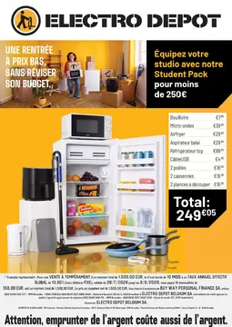 Electro Depot couverture de brochure