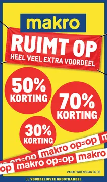 Makro folder voorblad