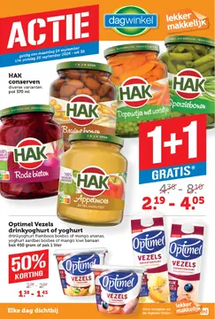 Dagwinkel folder voorblad