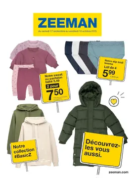 Zeeman couverture de brochure