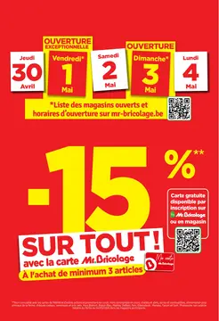 Mr.Bricolage couverture de brochure