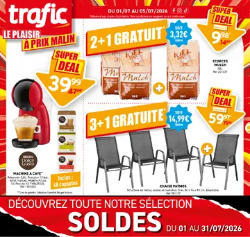 Trafic couverture de brochure