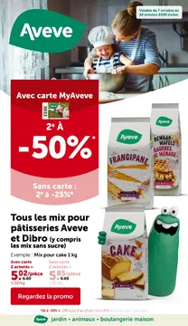 Aveve couverture de brochure