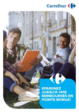 Carrefour couverture de brochure