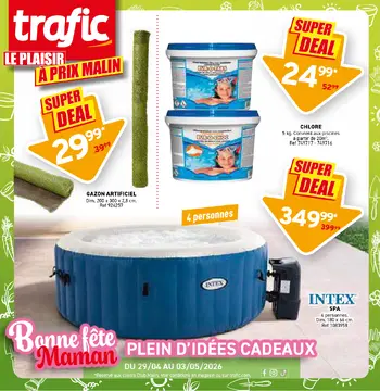 Trafic couverture de brochure