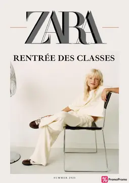 Zara couverture de brochure