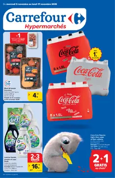 Carrefour couverture de brochure