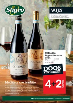 Sligro folder voorblad