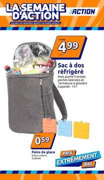 Action couverture de brochure