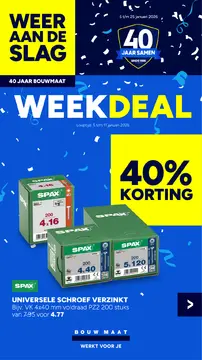 Bouwmaat folder voorblad