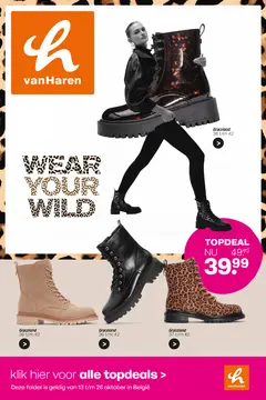 vanHaren Schoenen folder voorblad