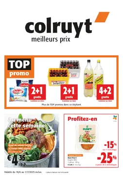 Colruyt couverture de brochure