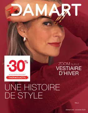 Damart couverture de brochure