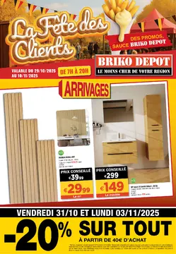 Briko Depot couverture de brochure