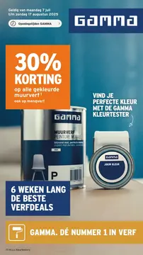 GAMMA Verfspecial folder voorblad
