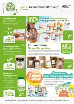 G&W GezondheidsWinkel folder voorblad
