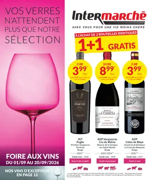 Intermarché couverture de brochure
