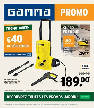 GAMMA couverture de brochure