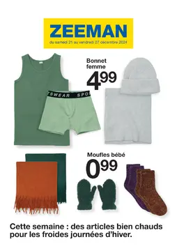 Zeeman couverture de brochure