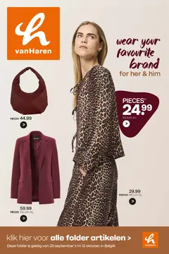 vanHaren Schoenen folder voorblad