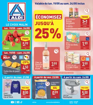 ALDI couverture de brochure