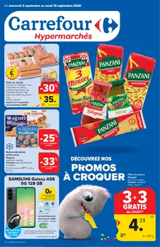 Carrefour couverture de brochure