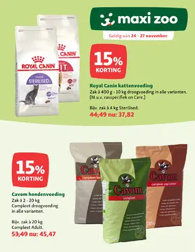 Maxi Zoo folder voorblad