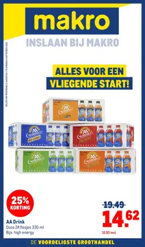 Makro folder voorblad